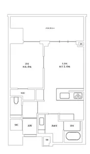 パークコート浜離宮ザタワー【21階】の間取り