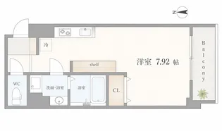 ELST鶴見【6階】の間取り