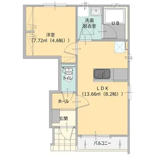 PLUSタカハギ【1階】の間取り