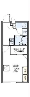 レオパレス純【2階】の間取り