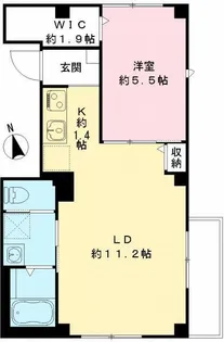 ラルゴ アミーチェ【4階】の間取り