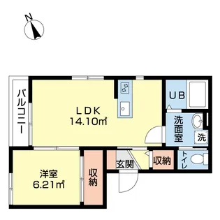 ソーラ【1階】の間取り