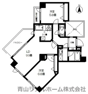 パレ・プラス大井町【2階】の間取り