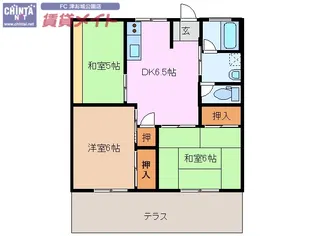 コーポマスダ【1階】の間取り
