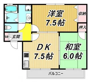 ネオヴェール’97【2階】の間取り