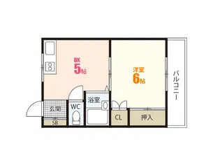 サンハイム西口【3階】の間取り