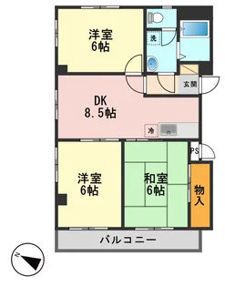 T sgarden小岩【2階】の間取り