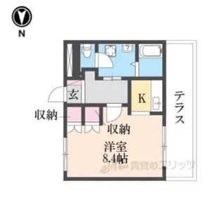 ルーテシア2【1階】の間取り