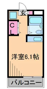 ラポルト日吉【2階】の間取り