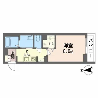 カワセミカーサ【1階】の間取り