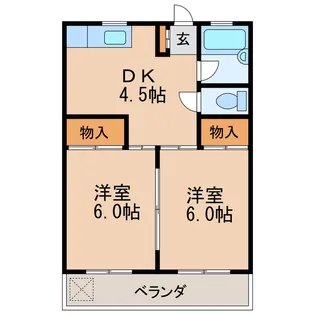 大信ビル【2階】の間取り