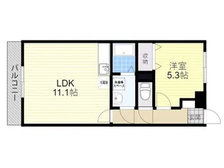 エクシア南春日【2階】の間取り