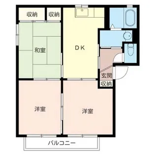 シャーメゾン南町A棟【2階】の間取り