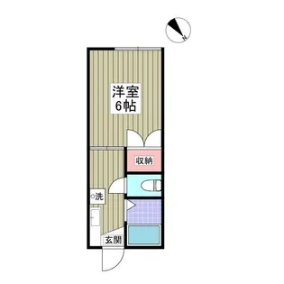 ちとせハイム【1階】の間取り
