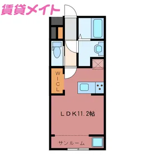 Runa SoleII【2階】の間取り