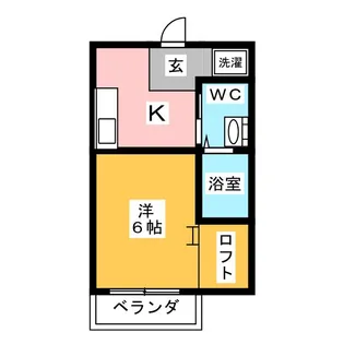 フェリス桶川【1階】の間取り