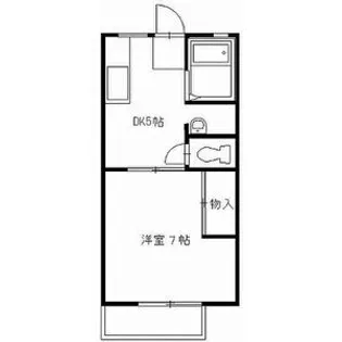 ダイサンコーポ102(宝石台)【1階】の間取り