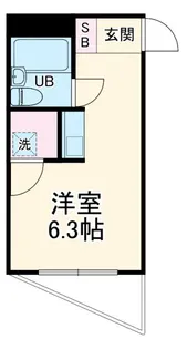 ダジュール生田【4階】の間取り