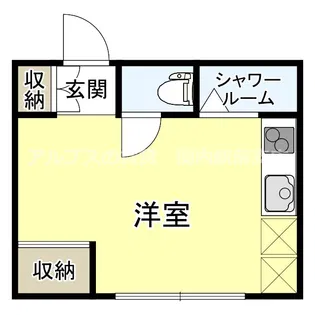 ソラーレ山手【1階】の間取り