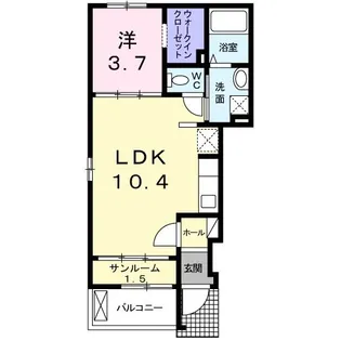 ショコラ メゾン【1階】の間取り