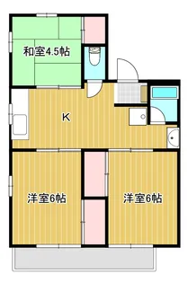 シティハイム フォーサム【1階】の間取り