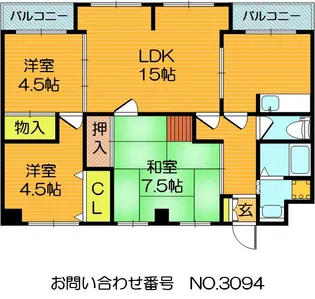 パオ21【4階】の間取り