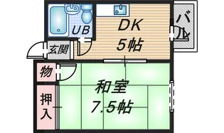 クレセントマンション【3階】の間取り