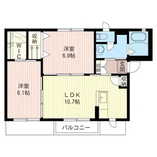 エテルノ・コートIII【1階】の間取り