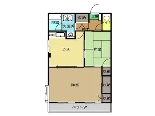 Aコーポ【2階】の間取り