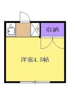 コーポミミ【3階】の間取り