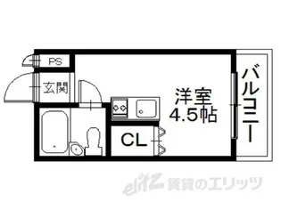 シャトル城町【4階】の間取り