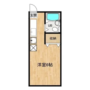 コーポ渡辺 B【1階】の間取り