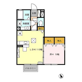 モナリエ【1階】の間取り