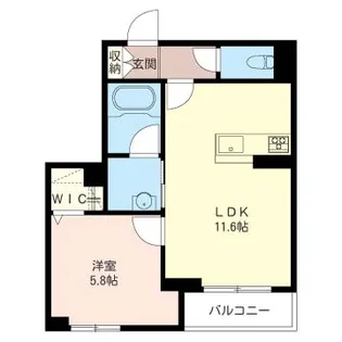 アンジュ瀬谷【1階】の間取り