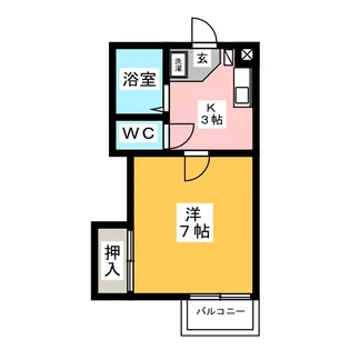 どーむSAKURA【1階】の間取り
