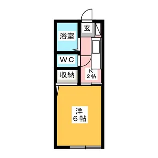 プレジール高ノ瀬【1階】の間取り