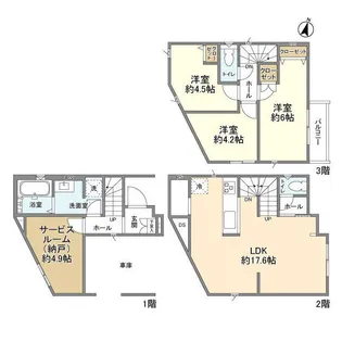 埼玉県川口市大字辻【一戸建】の間取り