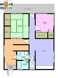 長岡アパート【2階】の間取り