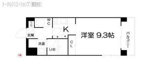 ランティエ茨木大手町【3階】の間取り