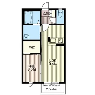 グランシード城北【1階】の間取り