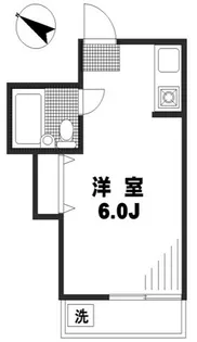 ピュア上野毛【2階】の間取り