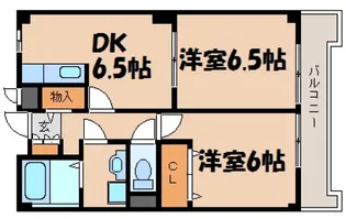 フレグランス焼山【2階】の間取り