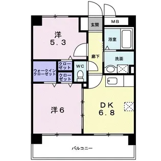 マルワ・シャルマンIII【4階】の間取り