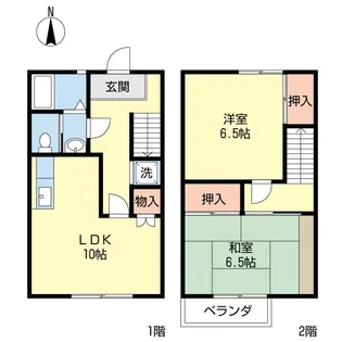 第二フラワーコーポの間取り