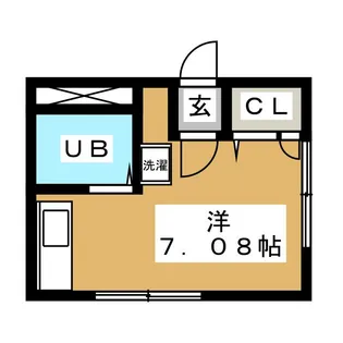 シティパレス【1階】の間取り