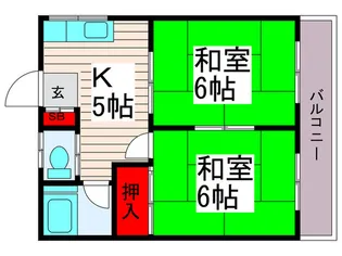 本町ハイツ【2階】の間取り