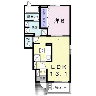 メゾンZERO B【1階】の間取り