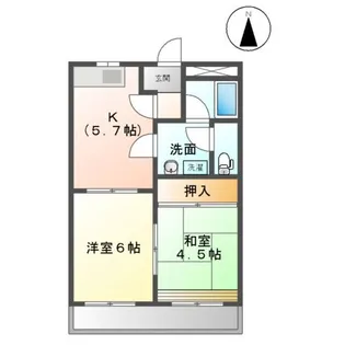 ダンサプリメーロ【2階】の間取り