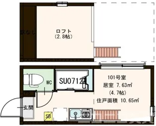 東京都足立区日ノ出町【アパート】の間取り