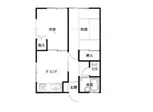 若葉ハイツ【1階】の間取り